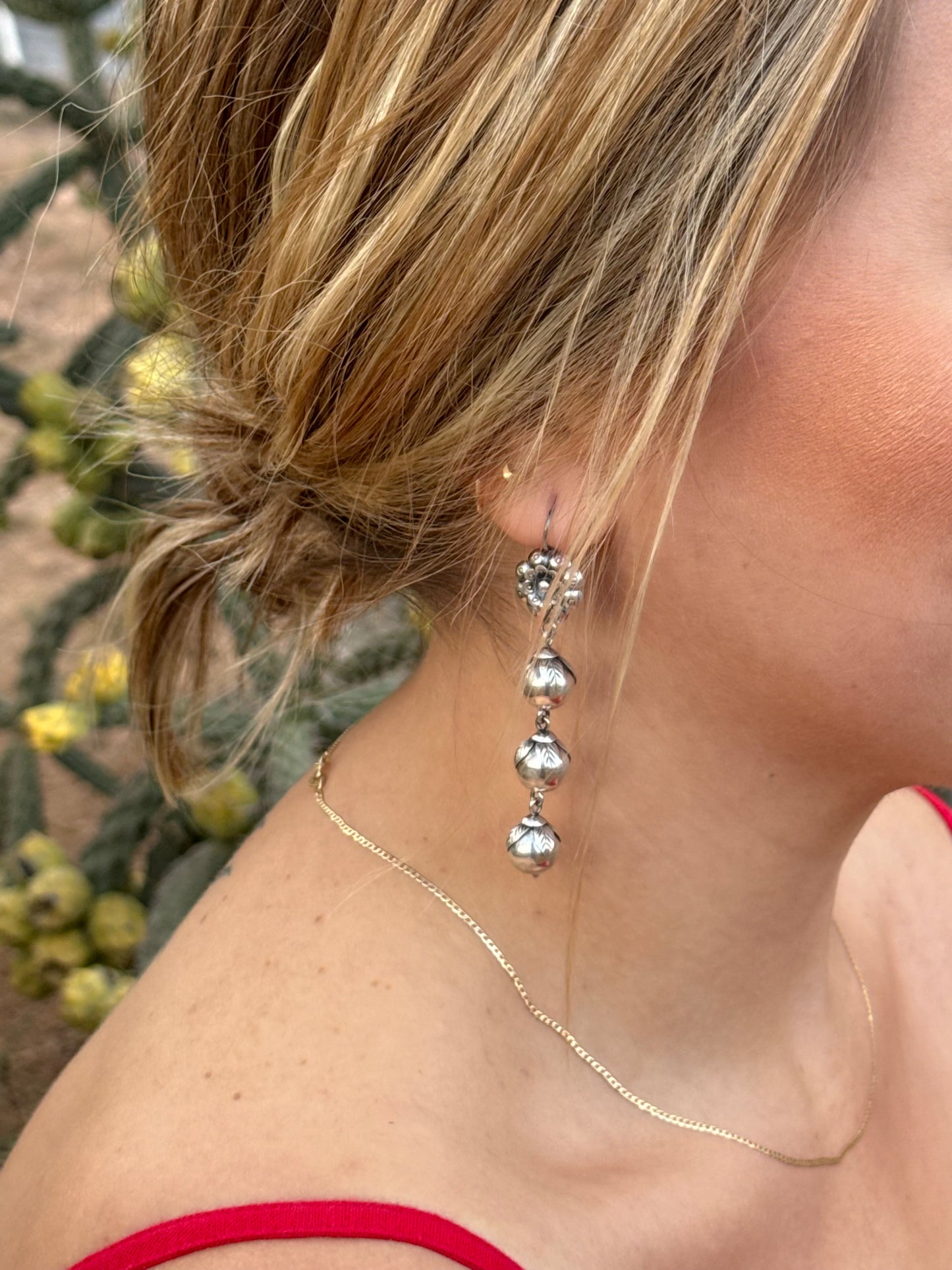 Gotas de Lluvia Silver Earrings