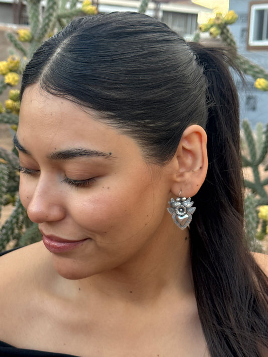 Amor Silver Earrings