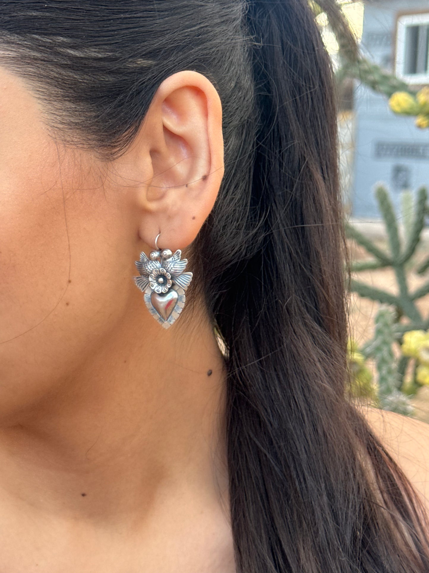 Amor Silver Earrings