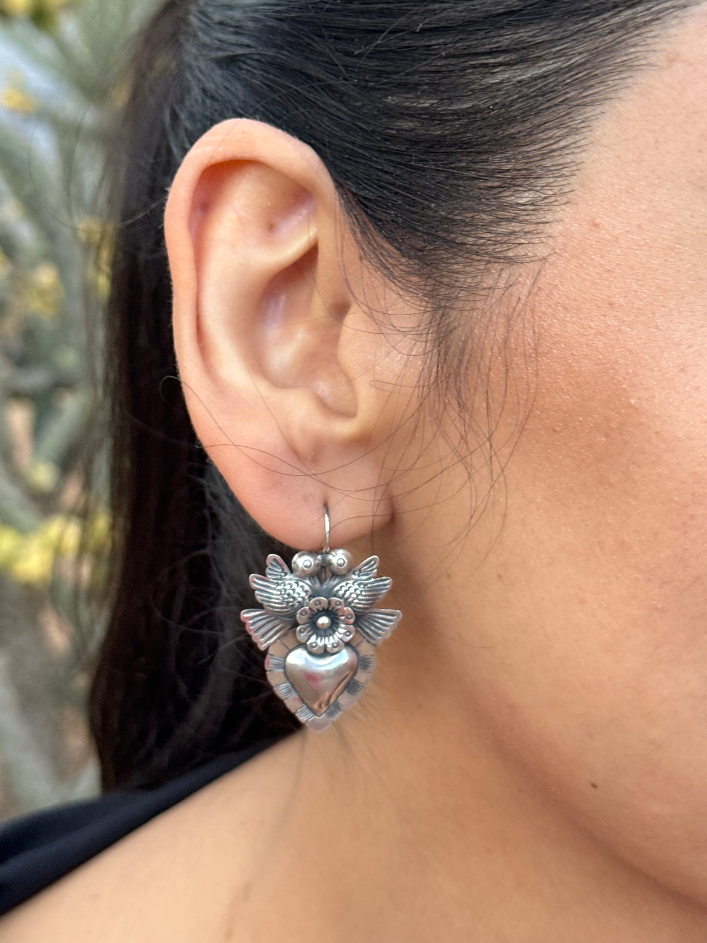 Amor Silver Earrings