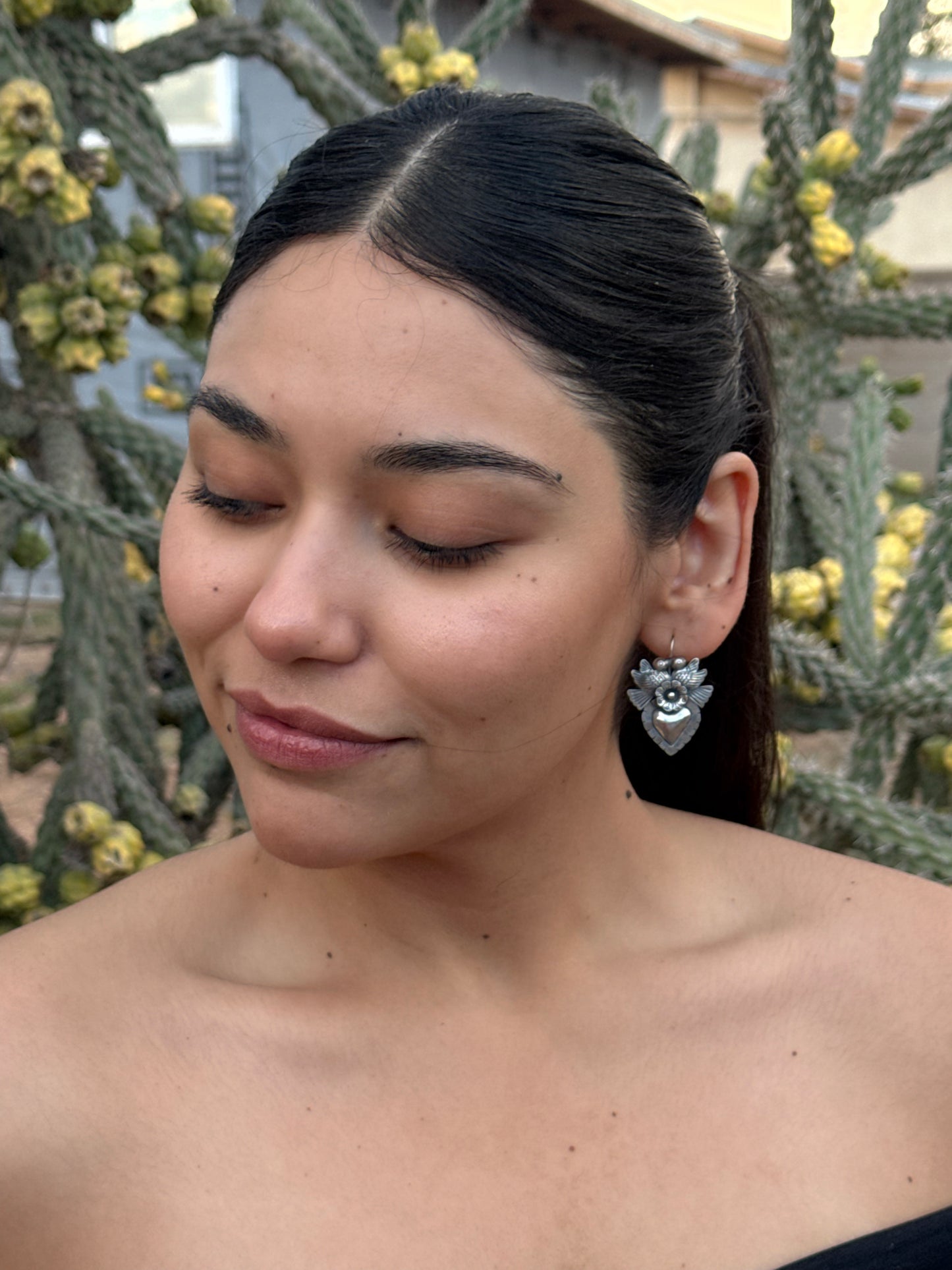 Amor Silver Earrings