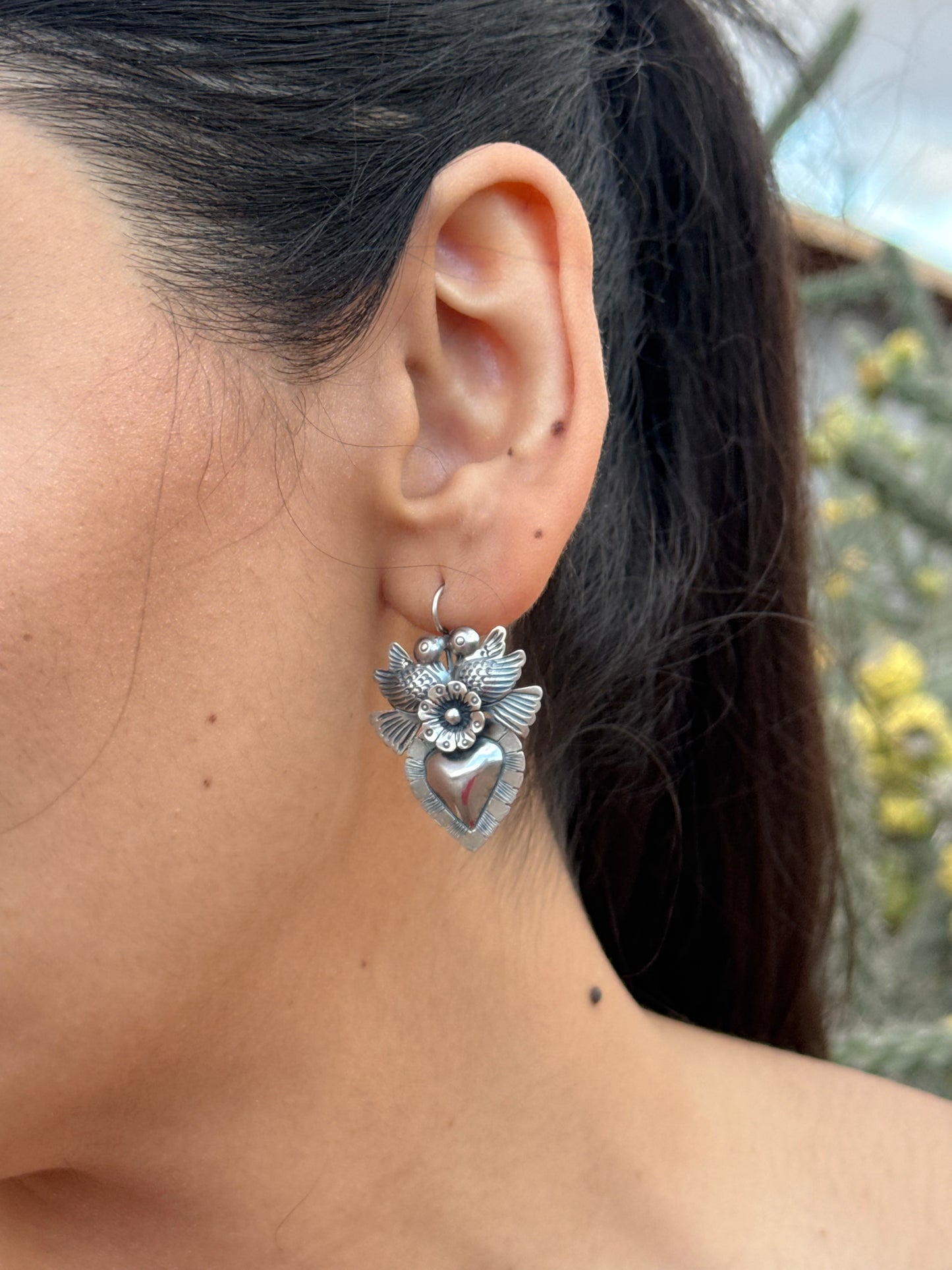 Amor Silver Earrings